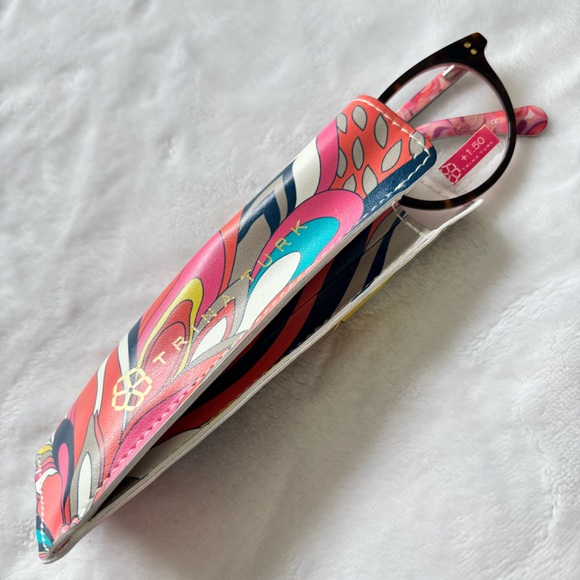 TRINA TURK Coronado +1.50 Readers with Retro Storage Case--NWT - Picture 11 of 14